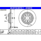 ATE | Bremsscheibe | 24.0112-0215.1