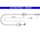 ATE | Seilzug, Kupplungsbetätigung | 24.3728-1019.2