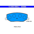 ATE | Bremsbelagsatz, Scheibenbremse | 13.0460-5966.2 ATE | Bremsbelagsatz, Scheibenbremse | 13.0460-5966.2