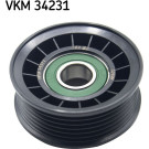 SKF | Umlenk-/Führungsrolle, Keilrippenriemen | VKM 34231