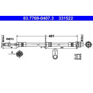 ATE | Bremsschlauch | 83.7769-0407.3