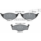 Textar | Bremsbelagsatz, Scheibenbremse | 2339502 Textar | Bremsbelagsatz, Scheibenbremse | 2339502