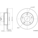 Metzger | Bremsscheibe | 6110168