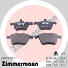 Zimmermann | Bremsbelagsatz, Scheibenbremse | 24079.185.1 Zimmermann | Bremsbelagsatz, Scheibenbremse | 24079.185.1