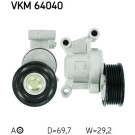 SKF | Spannrolle, Keilrippenriemen | VKM 64040