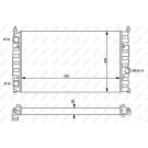 NRF | Kühler, Motorkühlung | 54707