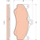 TRW | Bremsbelagsatz, Scheibenbremse | GDB1859 TRW | Bremsbelagsatz, Scheibenbremse | GDB1859
