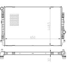 NRF | Kühler, Motorkühlung | 550081