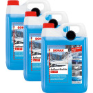 3x SONAX Frostschutz, Scheibenreinigungsanlage AntiFrost+KlarSicht bis -18 °C Citrus 01345000 3x SONAX Frostschutz, Scheibenreinigungsanlage AntiFrost+KlarSicht bis -18 °C Citrus 01345000