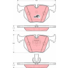 TRW | Bremsbelagsatz, Scheibenbremse | GDB1527 TRW | Bremsbelagsatz, Scheibenbremse | GDB1527