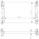 NRF | Kühler, Motorkühlung | 54752A