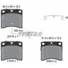 Textar | Bremsbelagsatz, Scheibenbremse | 2317602 Textar | Bremsbelagsatz, Scheibenbremse | 2317602