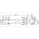 Metzger | Bremsschlauch | 4111558