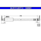 ATE | Bremsschlauch | 24.5111-0317.3