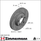 Zimmermann | Bremsscheibe | 600.3227.55