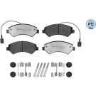 Meyle | Bremsbelagsatz, Scheibenbremse | 025 244 6619-1/PD Meyle | Bremsbelagsatz, Scheibenbremse | 025 244 6619-1/PD