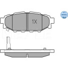 Meyle | Bremsbelagsatz, Scheibenbremse | 025 242 7114/W Meyle | Bremsbelagsatz, Scheibenbremse | 025 242 7114/W