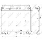 NRF | Kühler, Motorkühlung | 53212