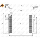 NRF | Kondensator, Klimaanlage | 35460