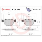 Brembo | Bremsbelagsatz, Scheibenbremse | P 06 049