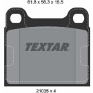 Textar | Bremsbelagsatz, Scheibenbremse | 2103501 Textar | Bremsbelagsatz, Scheibenbremse | 2103501