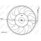 NRF | Lüfter, Motorkühlung | 47071