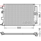 Denso | Kondensator, Klimaanlage | DCN10046