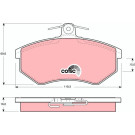TRW | Bremsbelagsatz, Scheibenbremse | GDB430 TRW | Bremsbelagsatz, Scheibenbremse | GDB430