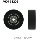 SKF | Umlenk-/Führungsrolle, Keilrippenriemen | VKM 38206