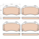 TRW | Bremsbelagsatz, Scheibenbremse | GDB1979 TRW | Bremsbelagsatz, Scheibenbremse | GDB1979