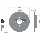 Textar | Bremsscheibe | 92088403