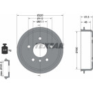 Textar | Bremstrommel | 94020200