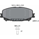 Textar | Bremsbelagsatz, Scheibenbremse | 2280301 Textar | Bremsbelagsatz, Scheibenbremse | 2280301