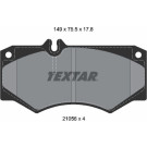Textar | Bremsbelagsatz, Scheibenbremse | 2105601 Textar | Bremsbelagsatz, Scheibenbremse | 2105601