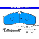 ATE | Bremsbelagsatz, Scheibenbremse | 13.0460-4847.2 ATE | Bremsbelagsatz, Scheibenbremse | 13.0460-4847.2