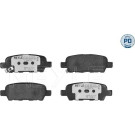 Meyle | Bremsbelagsatz, Scheibenbremse | 025 238 7114/PD Meyle | Bremsbelagsatz, Scheibenbremse | 025 238 7114/PD