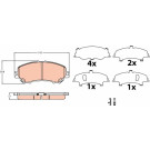 TRW | Bremsbelagsatz, Scheibenbremse | GDB3622 TRW | Bremsbelagsatz, Scheibenbremse | GDB3622