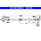 ATE | Bremsschlauch | 83.7847-0556.3