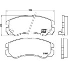 Brembo | Bremsbelagsatz, Scheibenbremse | P 59 020 Brembo | Bremsbelagsatz, Scheibenbremse | P 59 020
