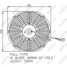 NRF | Lüfter, Motorkühlung | 47060