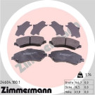 Zimmermann | Bremsbelagsatz, Scheibenbremse | 24604.180.1 Zimmermann | Bremsbelagsatz, Scheibenbremse | 24604.180.1