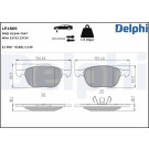 Delphi | Bremsbelagsatz, Scheibenbremse | LP1869