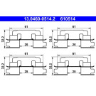 ATE | Zubehörsatz, Scheibenbremsbelag | 13.0460-0514.2