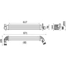 Mahle | Ladeluftkühler | CI 516 000P