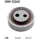 SKF | Spannrolle, Keilrippenriemen | VKM 31040