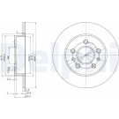 Delphi | Bremsscheibe | BG2696