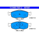 ATE | Bremsbelagsatz, Scheibenbremse | 13.0460-7057.2 ATE | Bremsbelagsatz, Scheibenbremse | 13.0460-7057.2