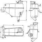 Mahle | Ausgleichsbehälter, Kühlmittel | CRT 121 000S