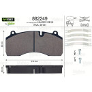 Valeo | Bremsbelagsatz, Scheibenbremse | 882249 Valeo | Bremsbelagsatz, Scheibenbremse | 882249