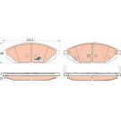 TRW | Bremsbelagsatz, Scheibenbremse | GDB4606 TRW | Bremsbelagsatz, Scheibenbremse | GDB4606